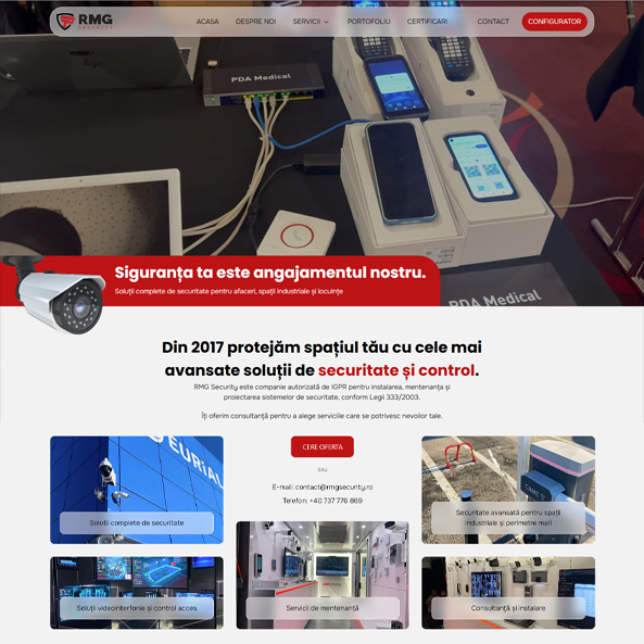 Creare site - RMG Security Creare site - RMG Security